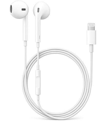Xpods Wired Earphones with Lightning Connector, White : Amazon.co